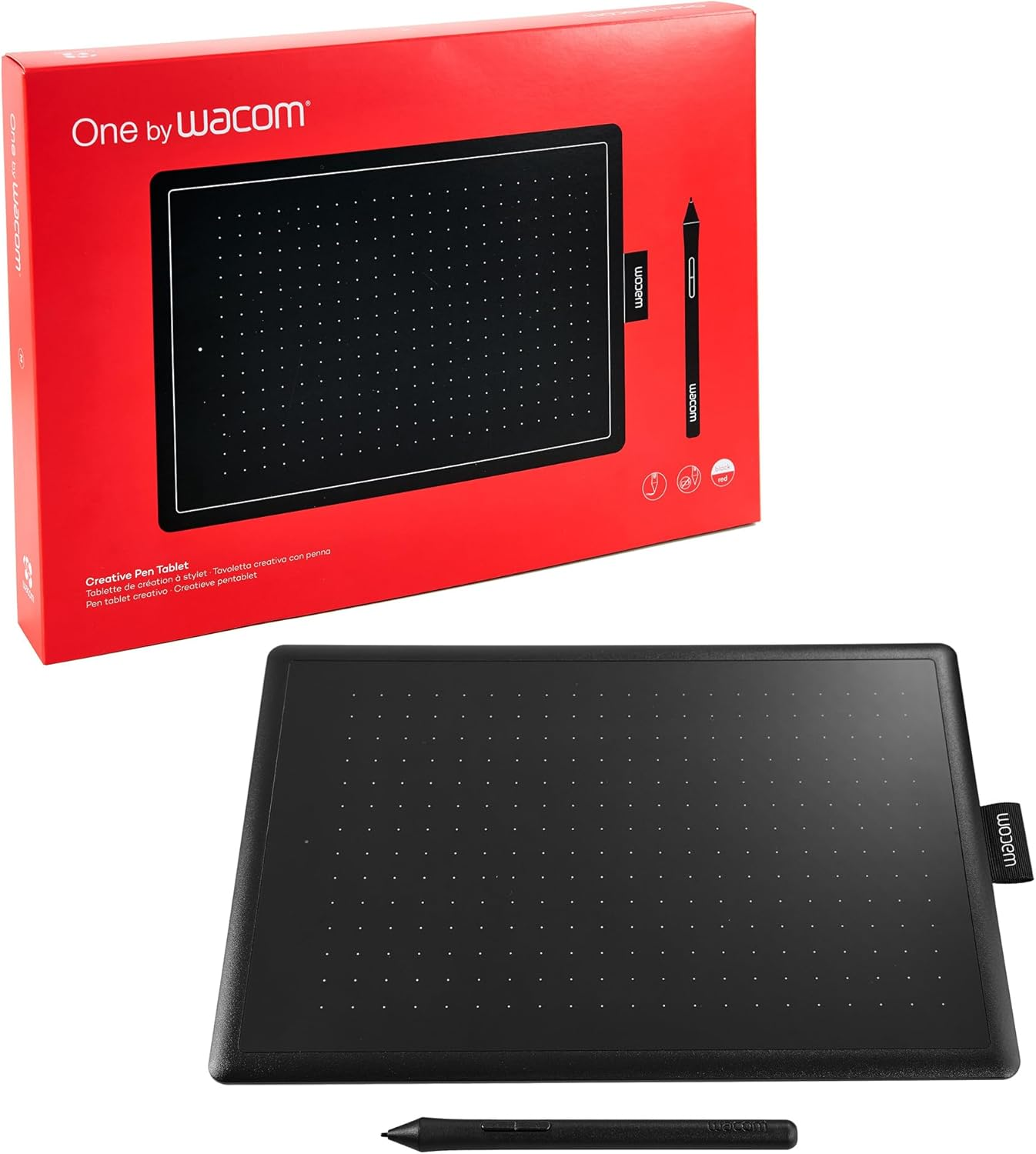 Wacom One by Wacom CTL-672-N Ideal for Work from Home & Remote Learning - Black Wacom One by Wacom CTL-672-N Ideal for Work from Home & Remote Learning - Black